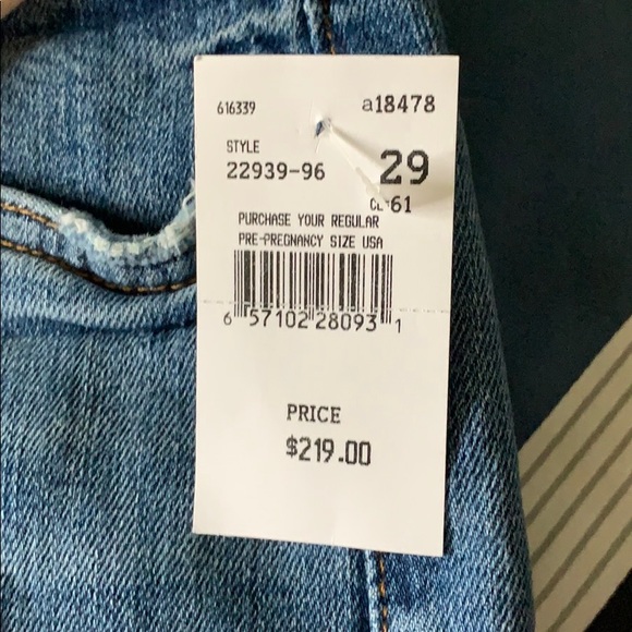 7 for all mankind maternity jeans - Picture 3 of 6